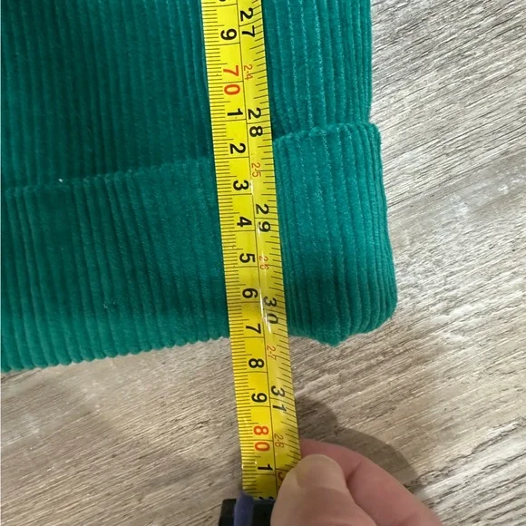 Julia amory pant cord in verdigris Small NWT wide leg corduroy - Picture 9 of 11